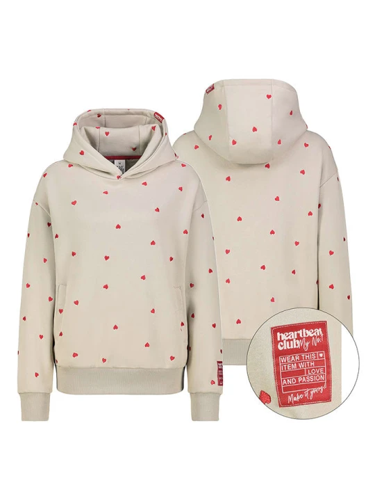 Zdjęcie produktu Eight2Nine Bluza w kolorze beżowo-czerwonym rozmiar: S