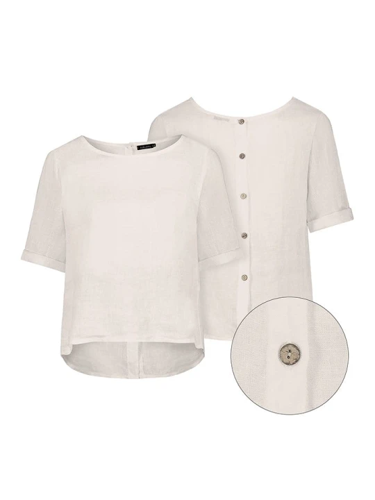 Zdjęcie produktu Eight2Nine Bluzka w kolorze beżowym rozmiar: L / XL
