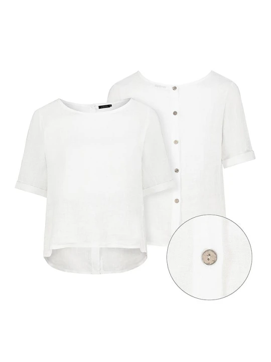 Zdjęcie produktu Eight2Nine Bluzka w kolorze białym rozmiar: L/XL
