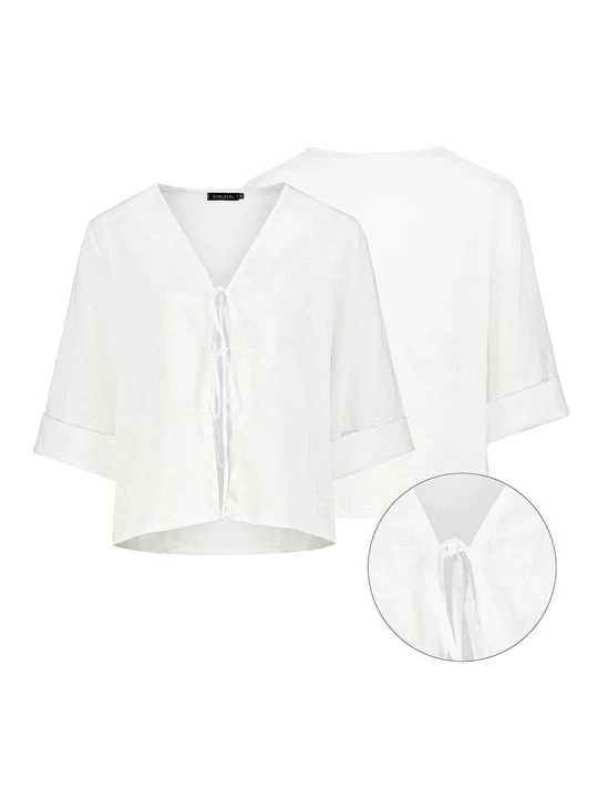 Zdjęcie produktu Eight2Nine Bluzka w kolorze białym rozmiar: M / L
