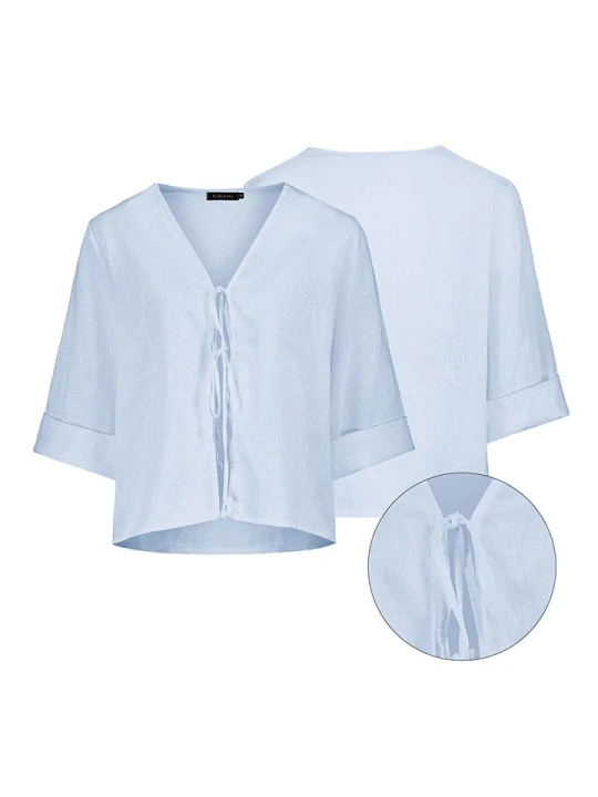 Zdjęcie produktu Eight2Nine Bluzka w kolorze błękitnym rozmiar: M/L
