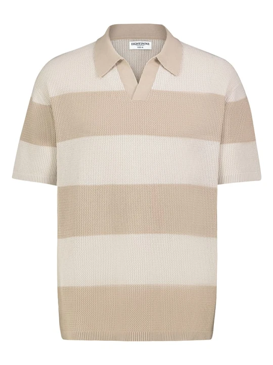 Zdjęcie produktu Eight2Nine Koszulka polo w kolorze beżowym rozmiar: S