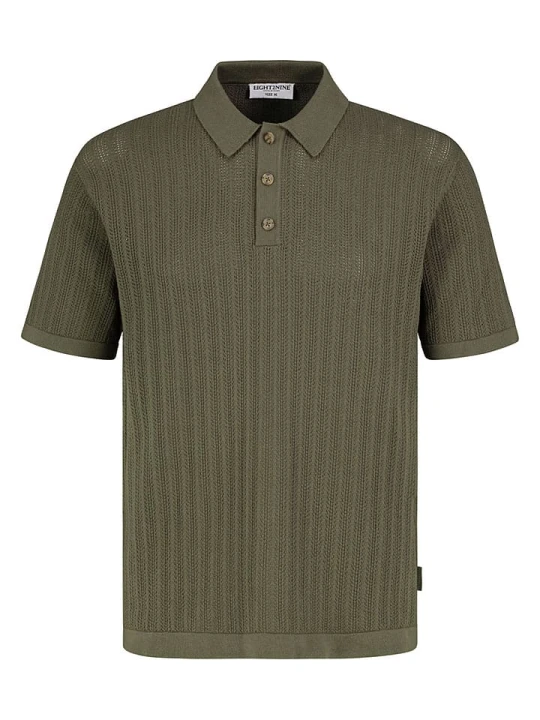 Zdjęcie produktu Eight2Nine Koszulka polo w kolorze khaki rozmiar: S