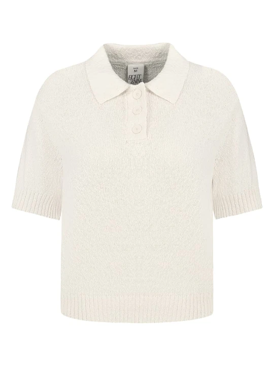 Zdjęcie produktu Eight2Nine Koszulka polo w kolorze kremowym rozmiar: M