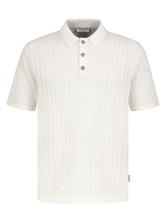 Zdjęcie produktu Eight2Nine Koszulka polo w kolorze kremowym rozmiar: M