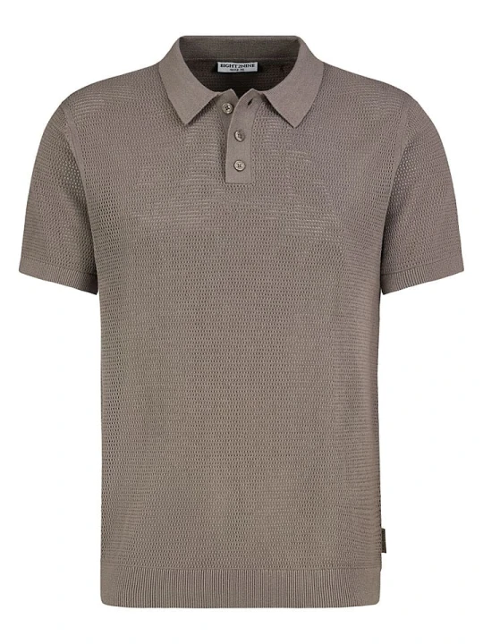 Zdjęcie produktu Eight2Nine Koszulka polo w kolorze szarobrązowym rozmiar: M