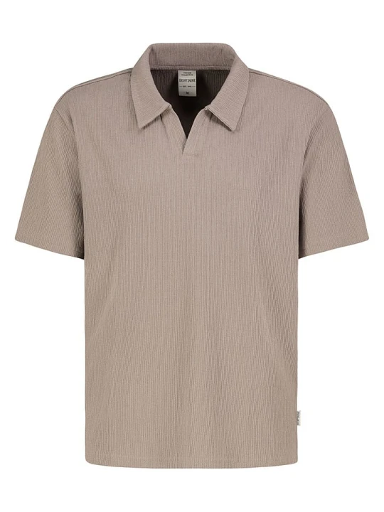 Zdjęcie produktu Eight2Nine Koszulka polo w kolorze szarobrązowym rozmiar: S