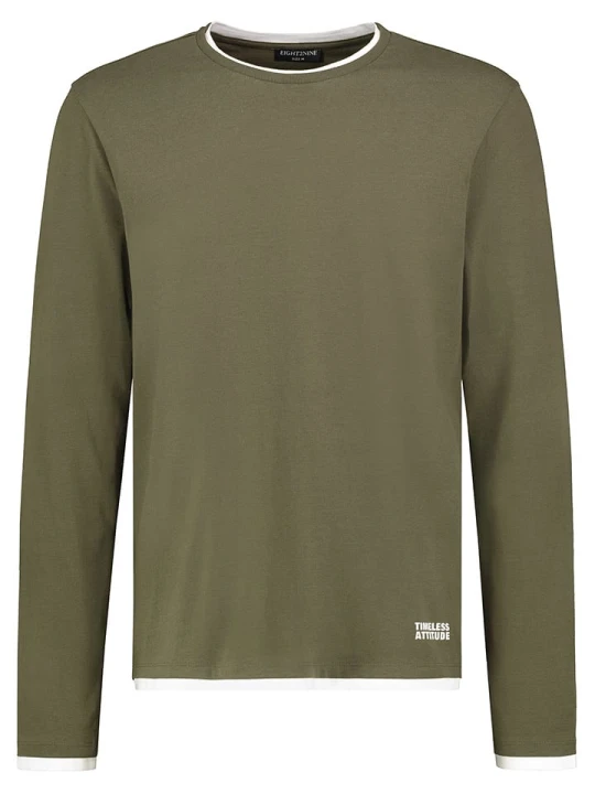 Zdjęcie produktu Eight2Nine Koszulka w kolorze khaki rozmiar: M