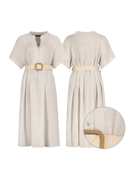 Zdjęcie produktu Eight2Nine Sukienka w kolorze beżowym rozmiar: M / L