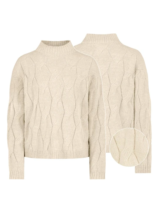 Zdjęcie produktu Eight2Nine Sweter w kolorze beżowym rozmiar: S