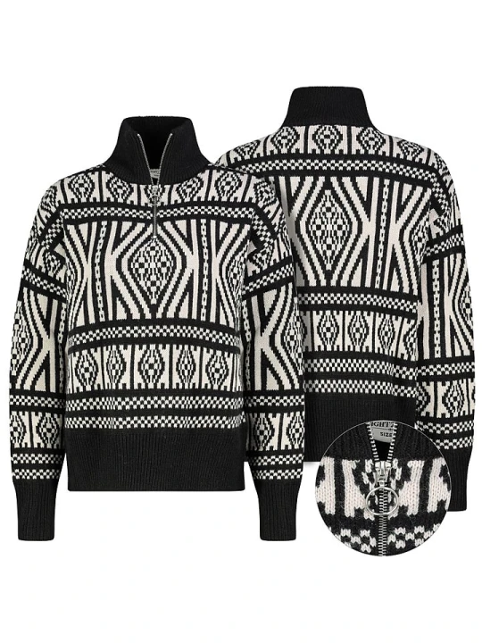 Zdjęcie produktu Eight2Nine Sweter w kolorze czarno-białym rozmiar: XL