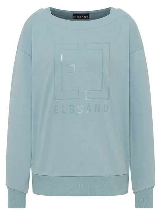 Zdjęcie produktu ELBSAND Bluza "Fenja" w kolorze błękitnym rozmiar: S