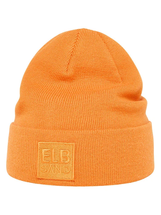 Zdjęcie produktu ELBSAND Czapka beanie "Bea" w kolorze pomarańczowym rozmiar: onesize