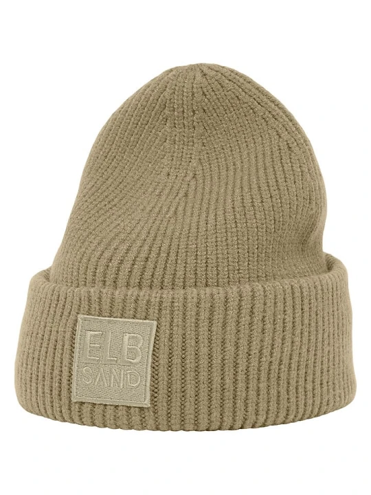 Zdjęcie produktu ELBSAND Czapka beanie "Nora" w kolorze oliwkowym rozmiar: onesize