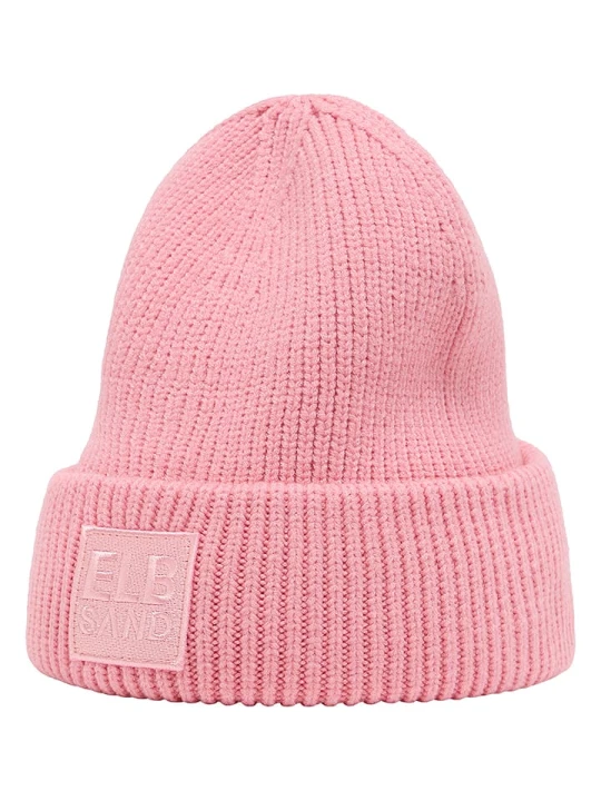 Zdjęcie produktu ELBSAND Czapka beanie "Nora" w kolorze różowym rozmiar: onesize