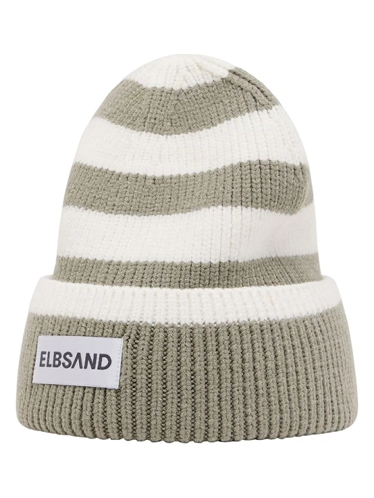 Zdjęcie produktu ELBSAND Czapka beanie "Norid" w kolorze biało-beżowym rozmiar: onesize