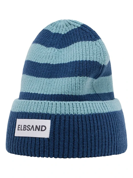 Zdjęcie produktu ELBSAND Czapka beanie "Norid" w kolorze granatowo-błękitnym rozmiar: onesize