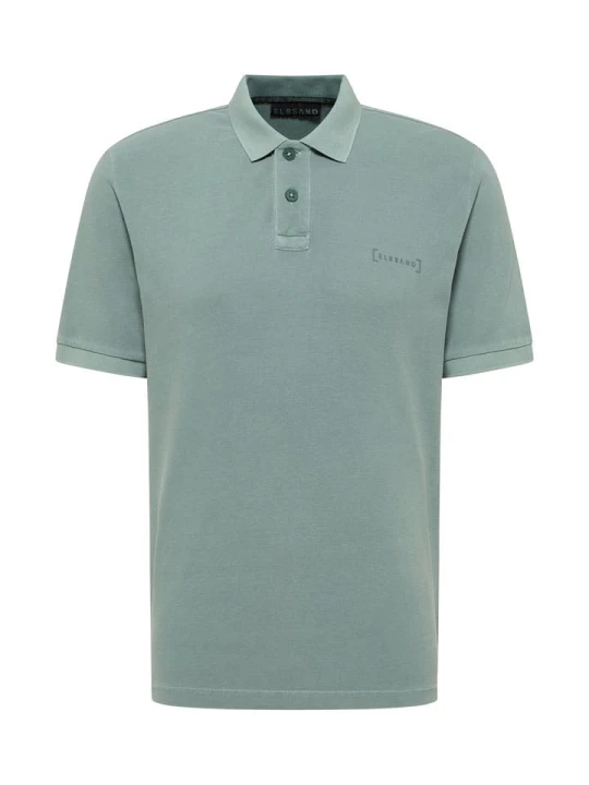 Zdjęcie produktu ELBSAND Koszulka polo "Len" w kolorze miętowym rozmiar: XL