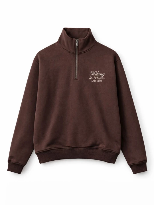 Zdjęcie produktu Elegancka bluza damska Laif-O-Lounge z kołnierzykiem polo ZIP LAÏF