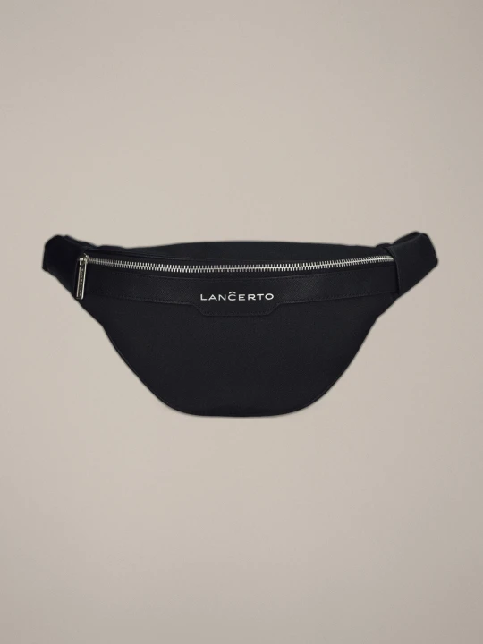 Zdjęcie produktu Elegancka Nerka Saszetka Czarna Clark Lancerto