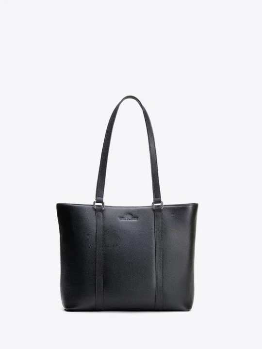Zdjęcie produktu Elegancka shopperka ze skóry naturalnej czarna Wittchen