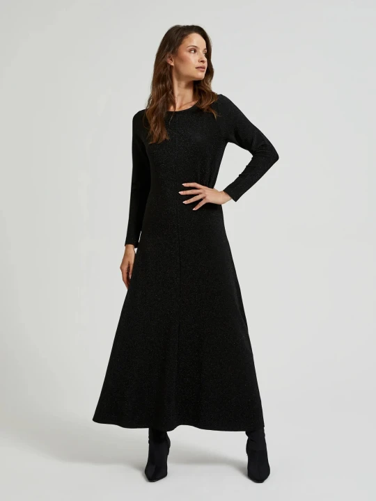 Zdjęcie produktu Elegancka sukienka maxi czarna Moodo