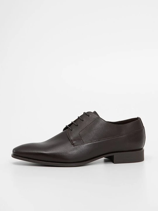 Zdjęcie produktu Biznesowe buty sznurowane Geox ciemnobrązowy
