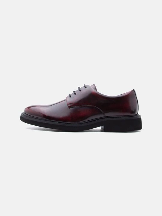 Zdjęcie produktu Biznesowe buty sznurowane Zign bordowy