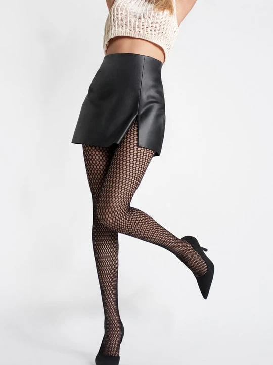 Zdjęcie produktu Eleganckie rajstopy damskie kabaretki Charly B09 Marilyn czarny