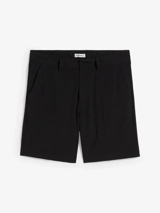 Zdjęcie produktu Eleganckie szorty, Relaxed Fit BonPrix czarny