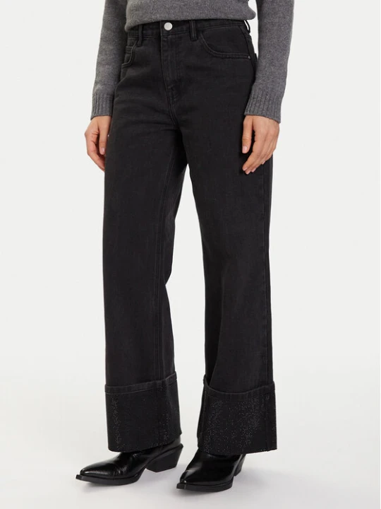 Zdjęcie produktu Eleh Jeansy EL072 Czarny Regular Fit