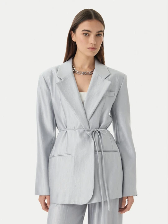 Zdjęcie produktu Eleh Marynarka SS260402 Błękitny Relaxed Fit Niebieski jasny