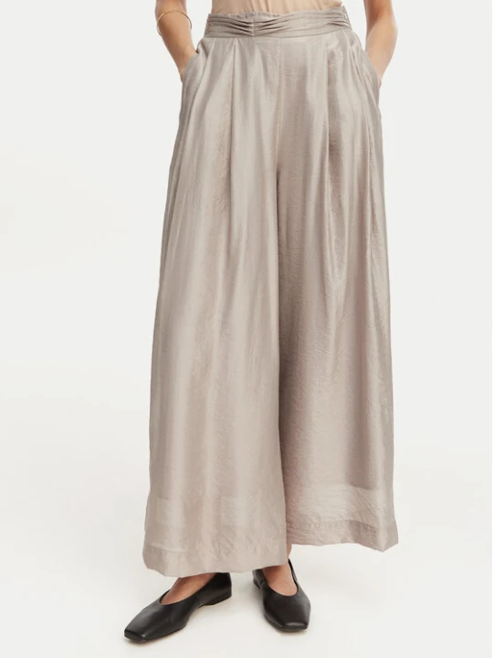 Zdjęcie produktu Eleh Spodnie materiałowe SS260269 Szary Wide Leg
