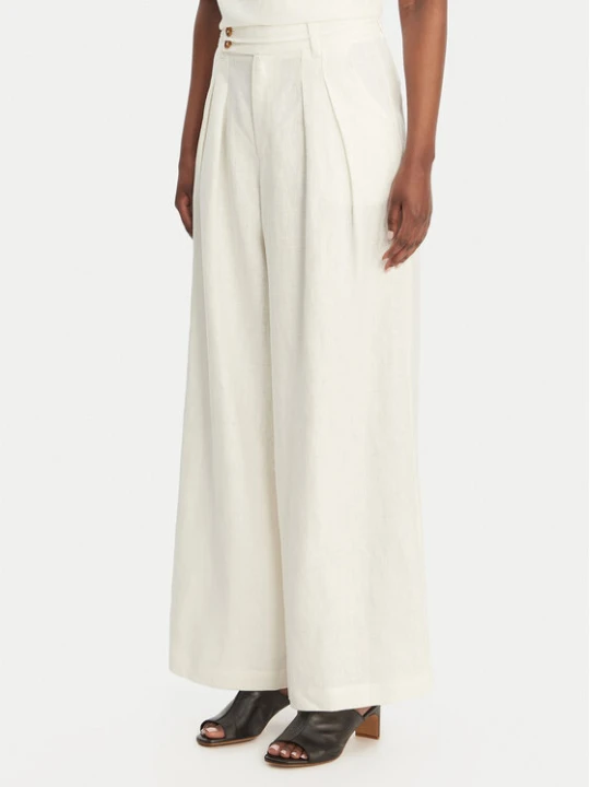 Zdjęcie produktu Eleh Spodnie palazzo SS260318 Biały Wide Leg