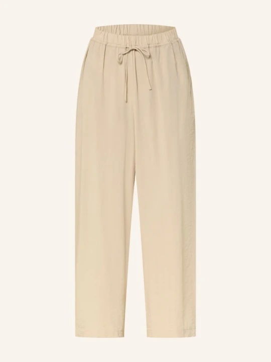 Zdjęcie produktu Eleh Spodnie Z Materiału Typu Marlene beige