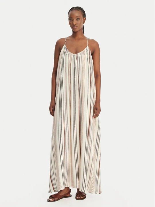 Zdjęcie produktu Eleh Sukienka letnia SS260133 Écru Relaxed Fit Kremowy