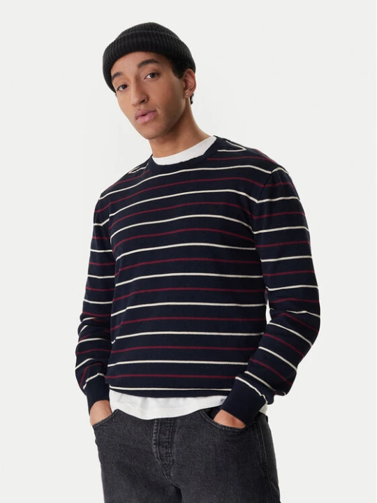 Zdjęcie produktu Element Sweter Icon Embroidery ELYSW00115 Granatowy Regular Fit