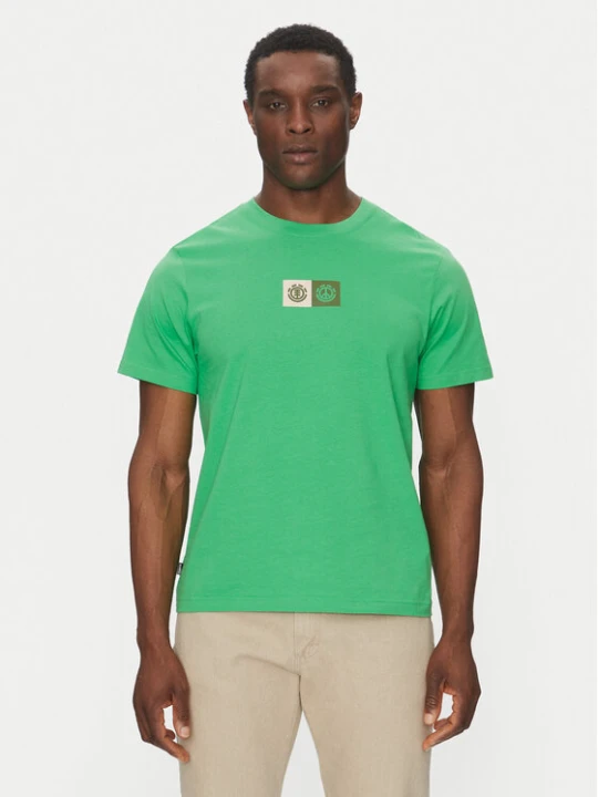 Zdjęcie produktu Element T-Shirt ELYZT00492 Zielony Regular Fit