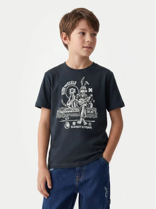 Zdjęcie produktu Element T-Shirt Timber Aboard ELBZT00259 Czarny Regular Fit