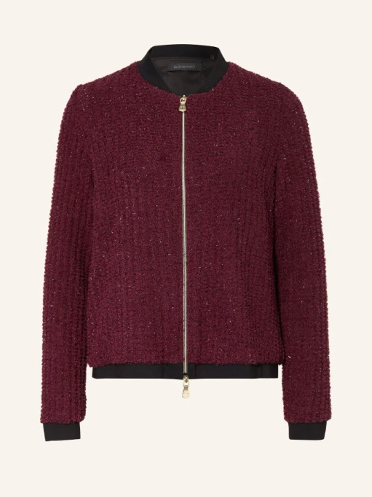 Zdjęcie produktu Elena Miro Dzianinowa Bluza Z Brokatową Przędzą rot Elena Mirò