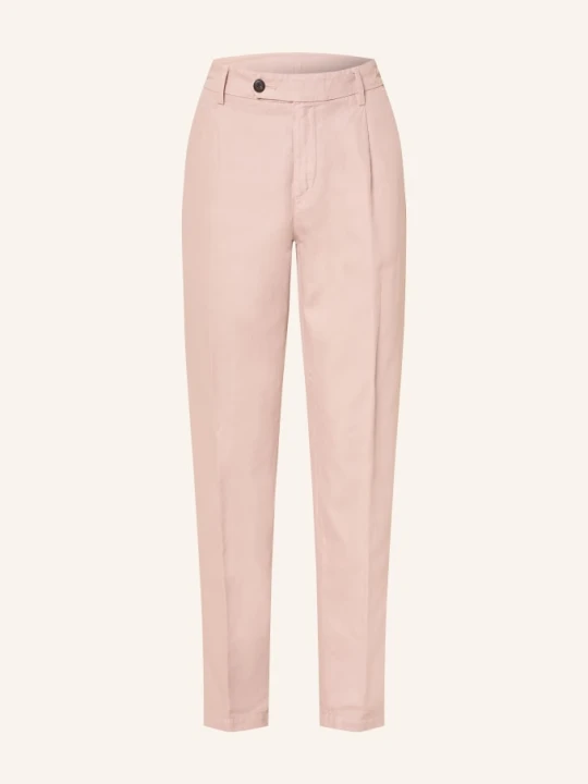Zdjęcie produktu Eleventy Chino Extra Slim Fit Z Lnem rosa BRUDNY RÓŻ