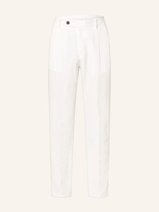 Zdjęcie produktu Eleventy Chino Extra Slim Fit Z Lnem weiss BIAŁY