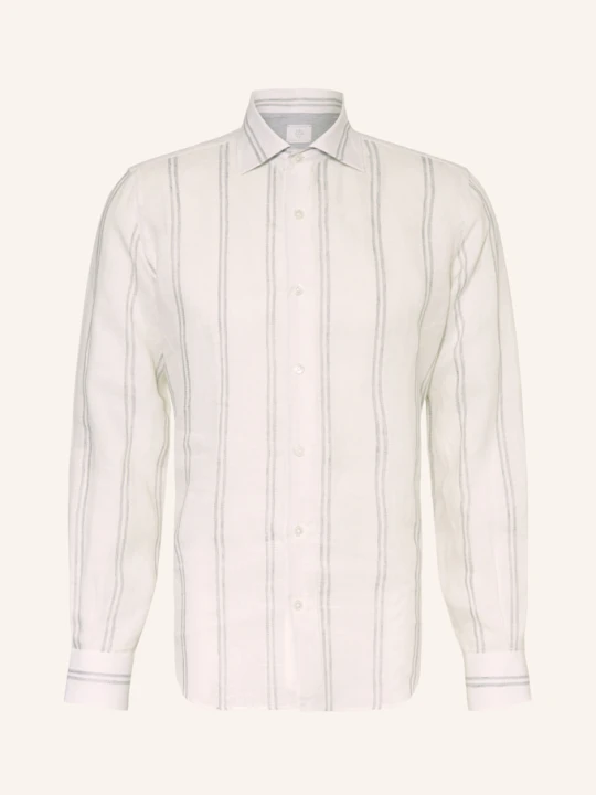 Zdjęcie produktu Eleventy Koszula Z Lnu Slim Fit weiss