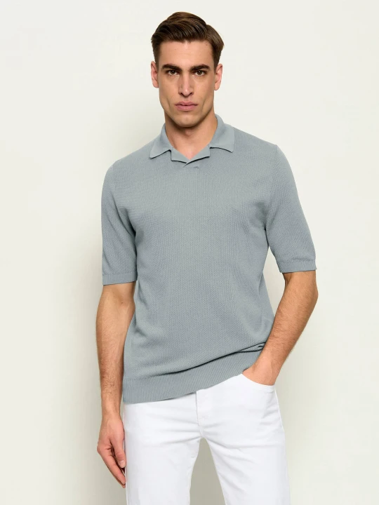 Zdjęcie produktu Eleventy Polo | Slim Fit szary