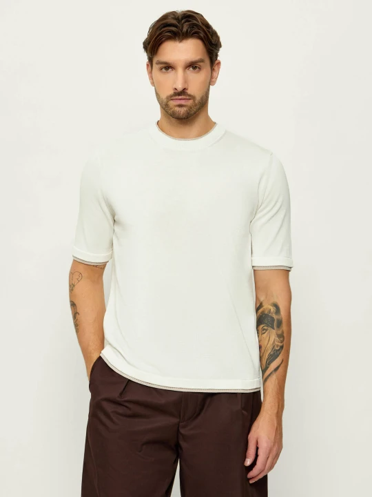 Zdjęcie produktu Eleventy Sweter | Regular Fit biały