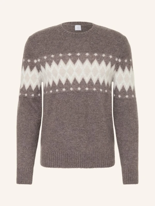 Zdjęcie produktu Eleventy Sweter Z Kaszmiru braun brązowy