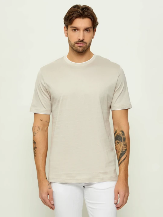 Zdjęcie produktu Eleventy T-shirt | Regular Fit beżowy