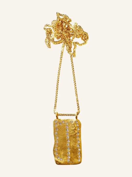 Zdjęcie produktu Elhanati Naszyjnik Roxy Z Diamentami gold
