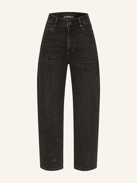 Zdjęcie produktu Elias Rumelis Jeansy Barrel Yoana Z Ozdobnymi Kamykami schwarz 1343 soot black