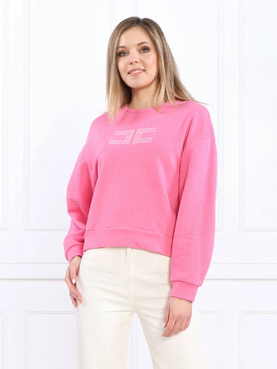 Zdjęcie produktu Elisabetta Franchi Bluza | Cropped Fit różowy